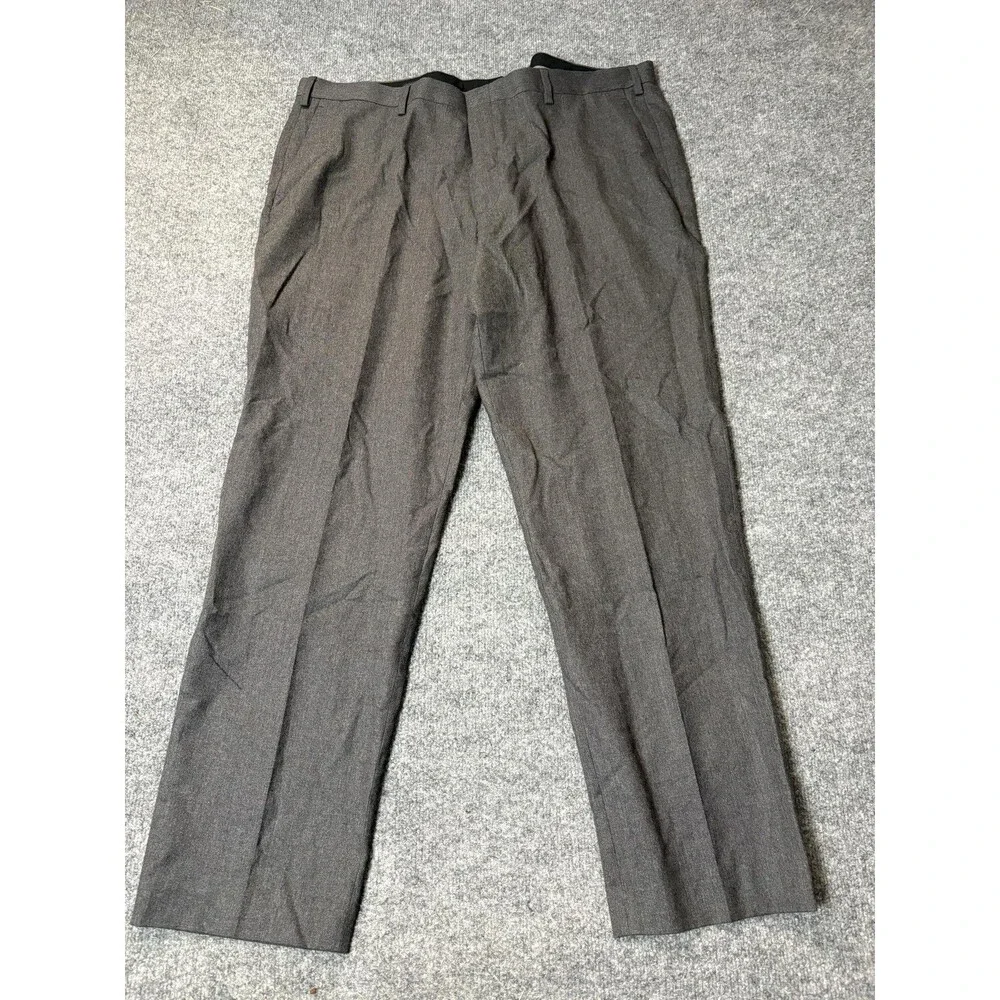 J.CREW Dress Pants Mens 42x32 Gray Ludlow Classic Fit Cotton Wool Lined Business